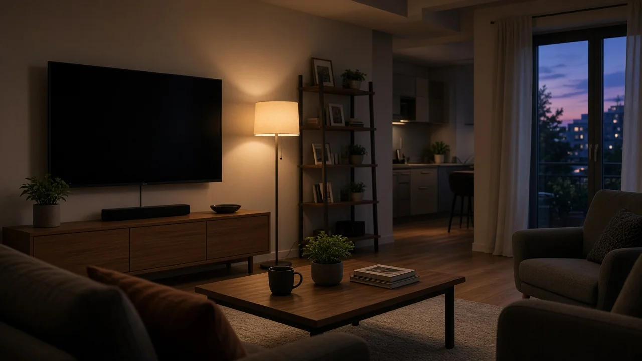 Fernseher im Wohnzimmer